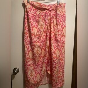 LOFT Pink and Orange Sarong